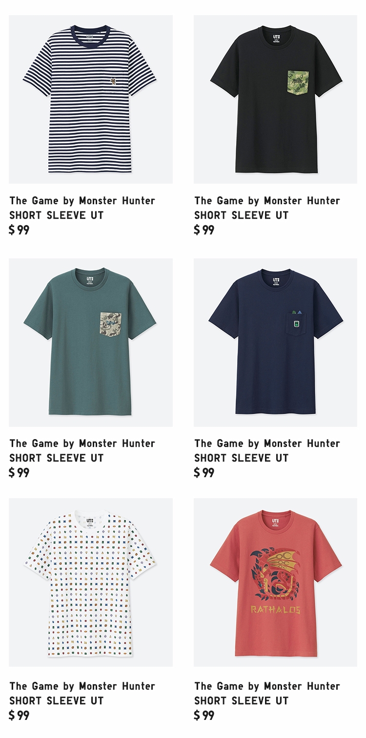 monster hunter shirt uniqlo