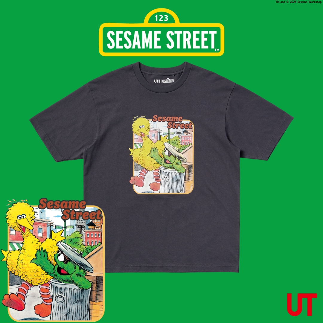 Unisex Sesame Street UT Graphic T-shirt Collection - UNIQLO