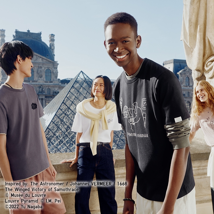 The Louvre x Yu Nagaba UT graphic T 