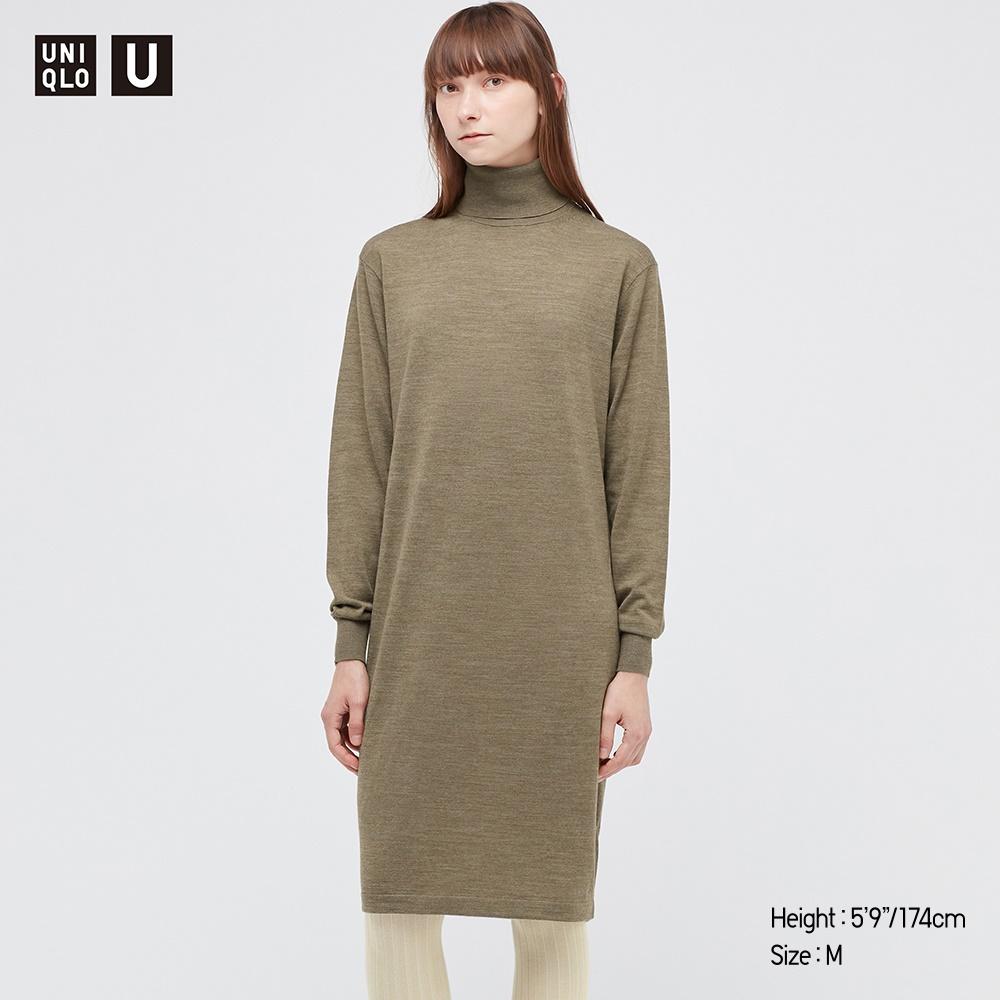 Uniqlo merino wool dress cheap