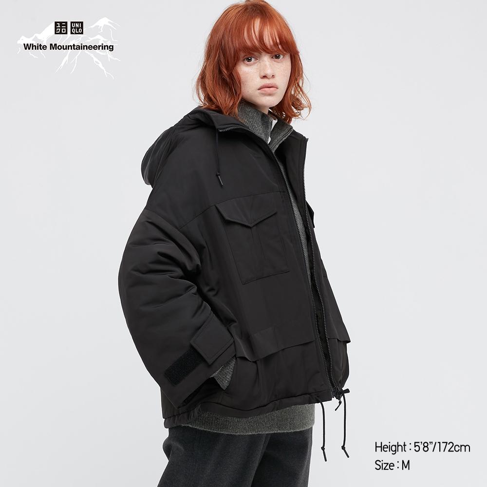 parka hybride oversize white mountaineering homme