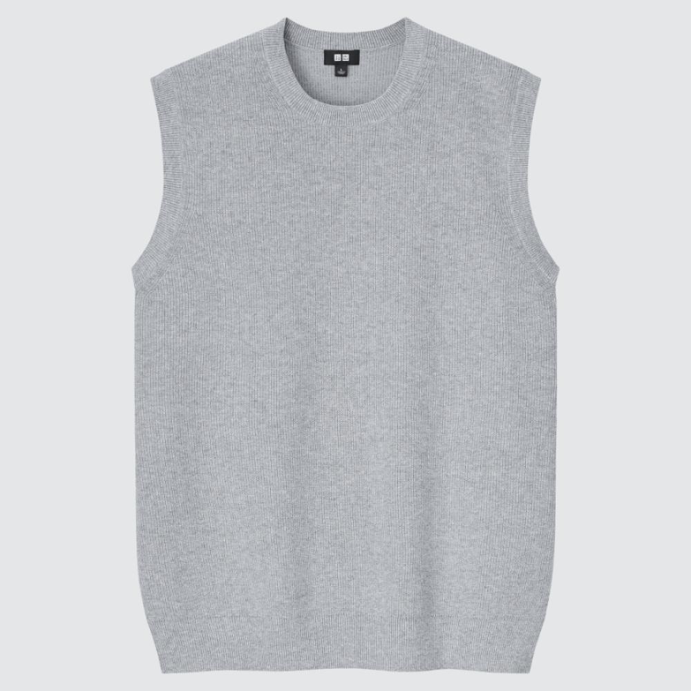 Uniqlo sleeveless sale sweater
