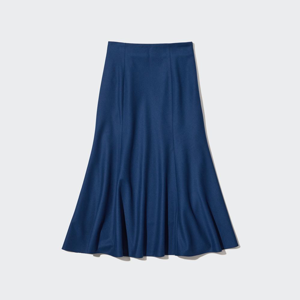 Navy skirt on sale uniqlo