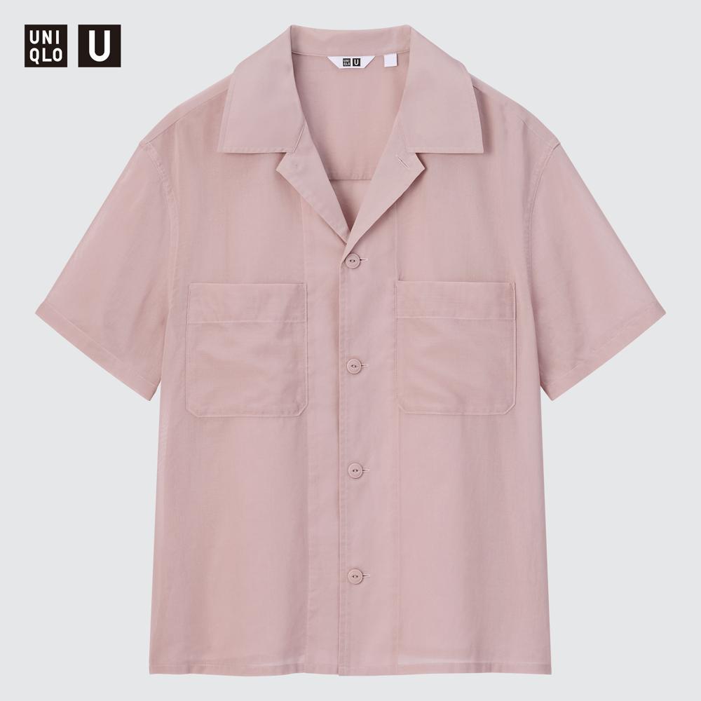 uniqlo cotton half sleeve shirt