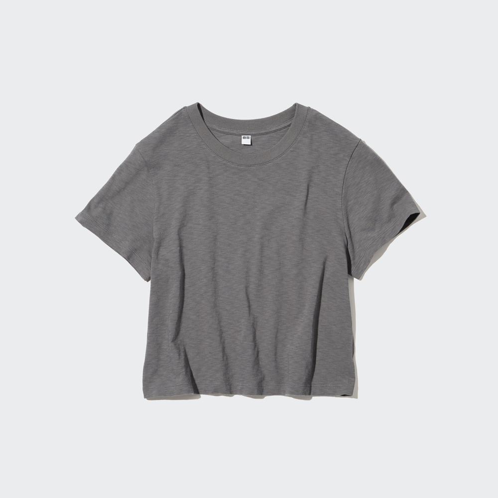 cropped t shirt uniqlo