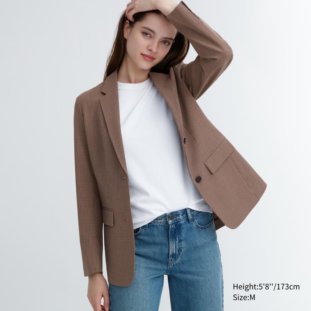 Uniqlo brown blazer Clearance