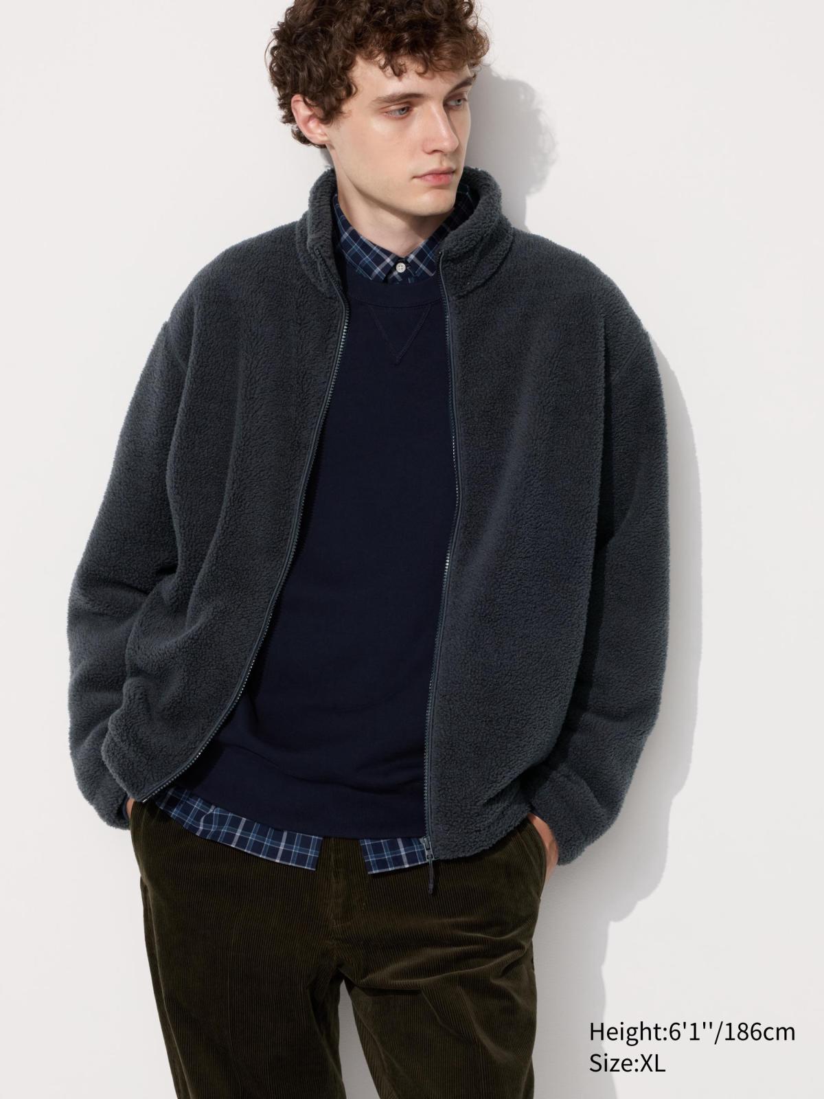 「厚搖粒絨拉鏈外套、連帽衛衣 465200 / 460323 /」的穿搭靈感 | UNIQLO香港及澳門