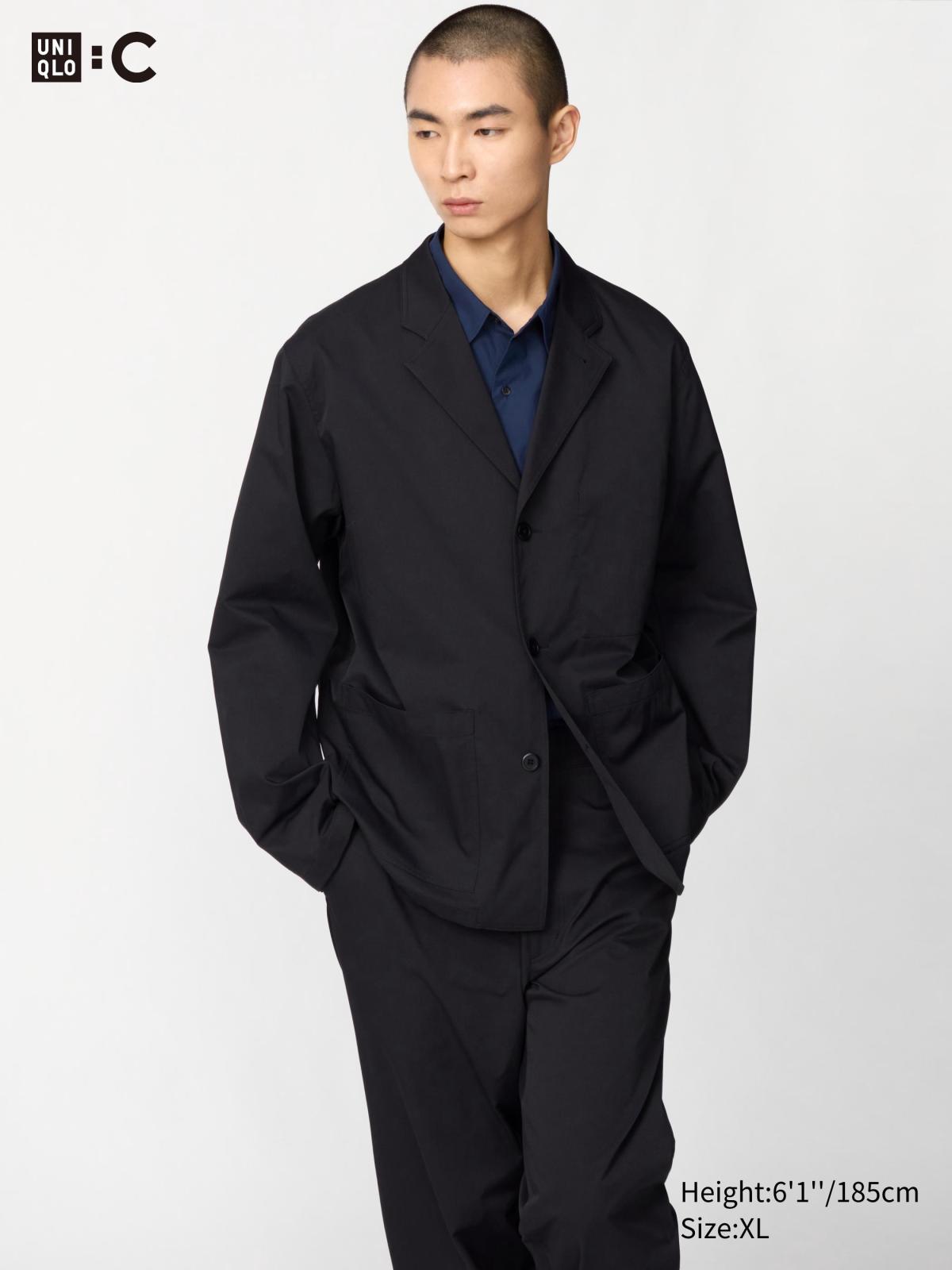 完売極美品 Lサイズ UNIQLO:C ワークジャケット アンコン 洗濯