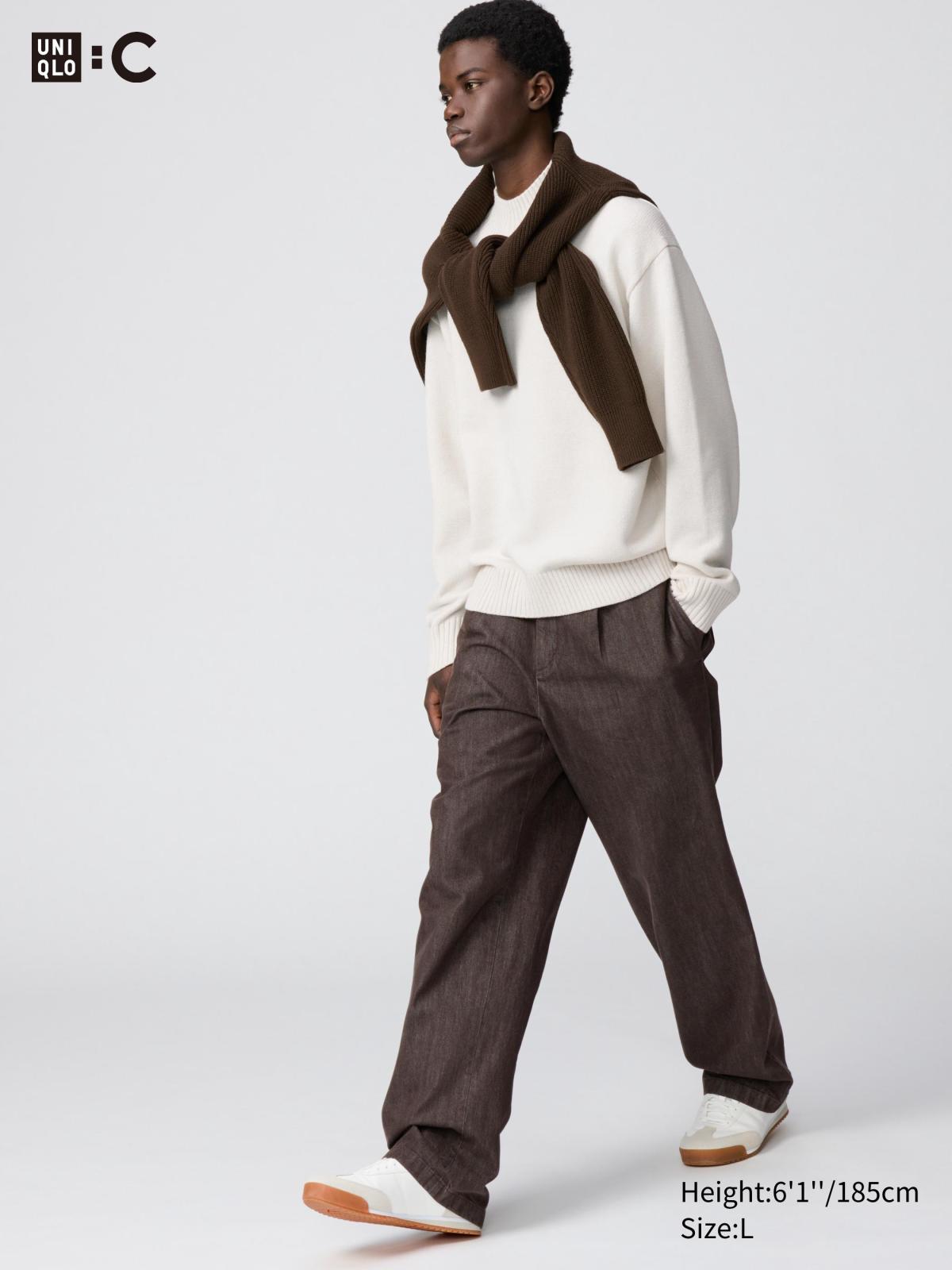 Benny - AIRism COTTON HALF SLEEVE OVERSIZED T-SHIRT Outfit | StyleHint