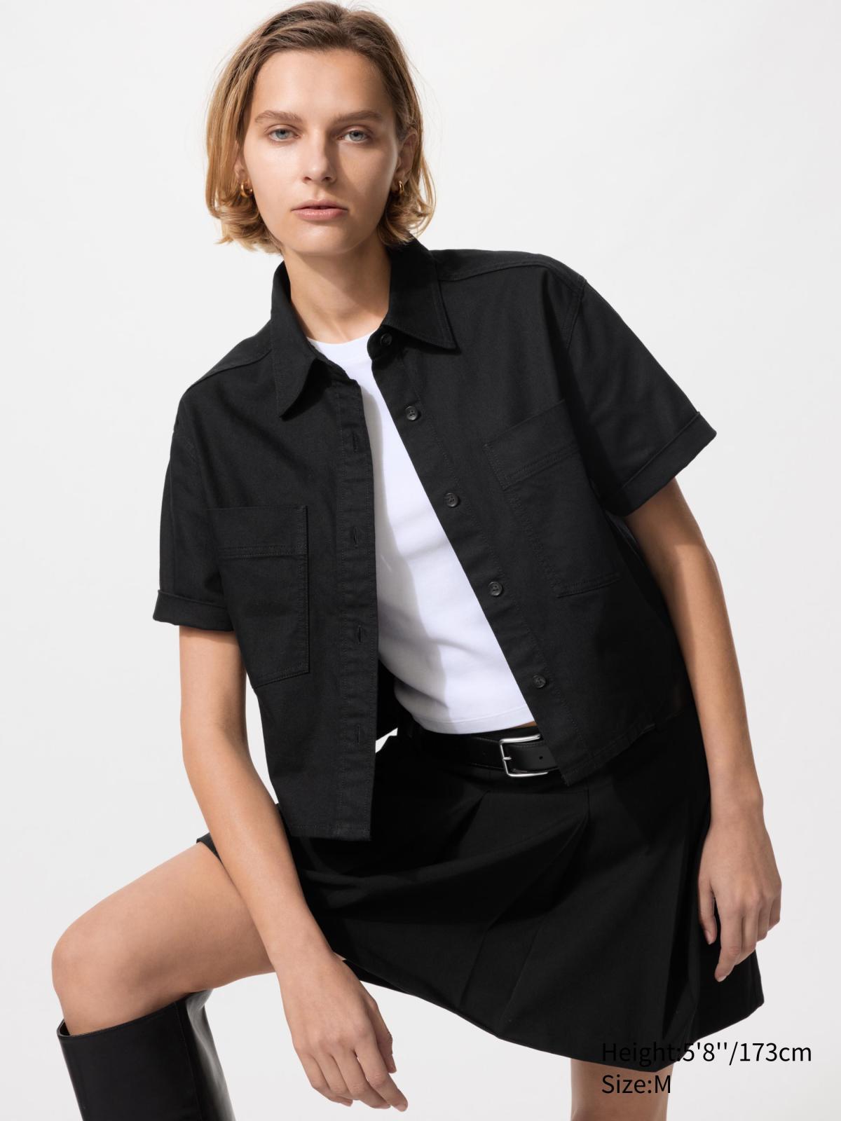 裇衫 襯衫 短 袖 恤衫 Uniqlo 短 袖 襯衫 棉麻襯衫 短袖 的穿搭靈感 UNIQLO台灣