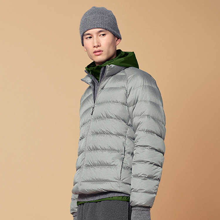 uniqlo non quilted down jacket