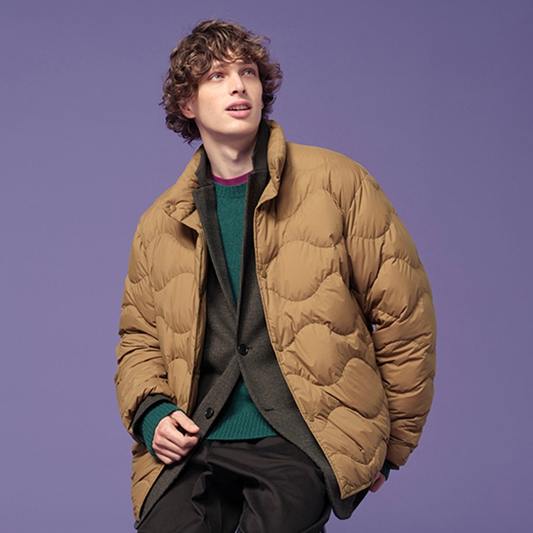 uniqlo non quilted down jacket
