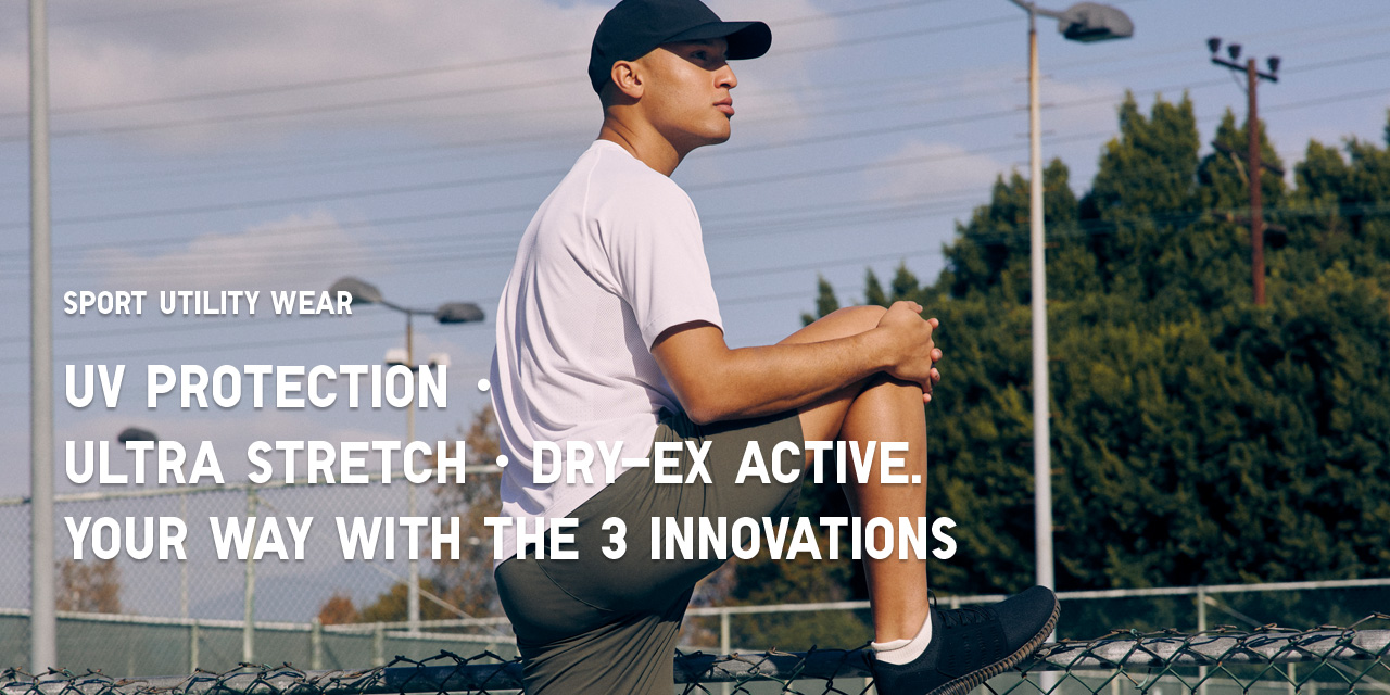 Men's Sport Utility Wear Featured Story｜Active Your Way with the 3