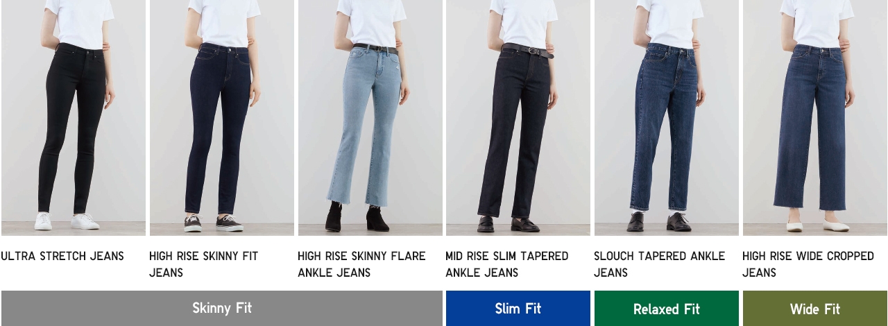 uniqlo skinny tapered jeans