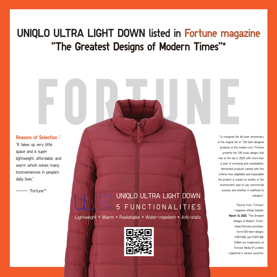 uniqlo down jacket bag